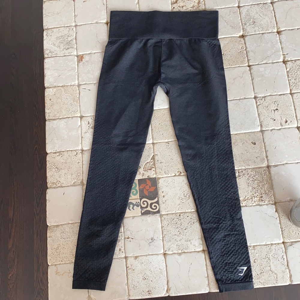 Gym Shark Leggings, dark grey/black
